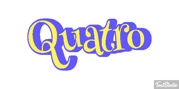 Quatro Tekst effect