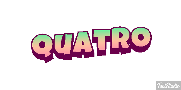 Quatro Tekst effect