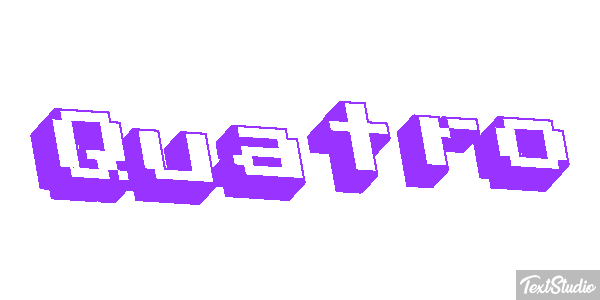 Quatro Tekst effect