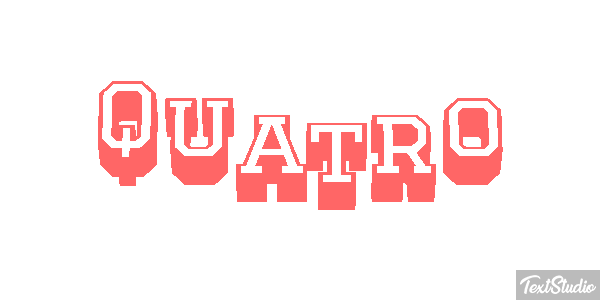 Quatro Tekst effect
