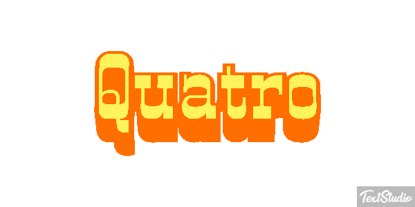 Quatro Tekst effect