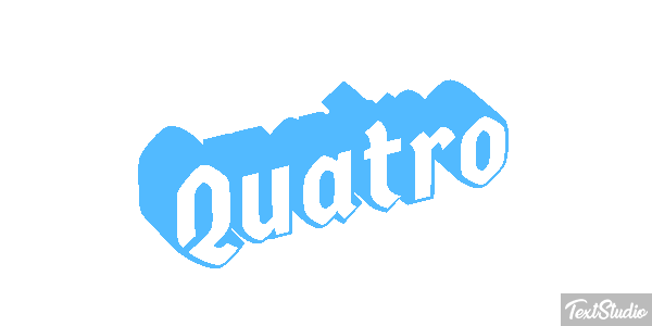 Quatro Tekst effect