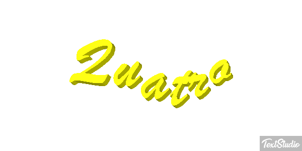 Quatro Tekst effect