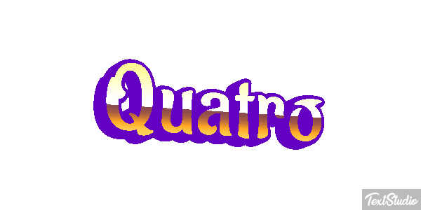 Quatro Tekst effect