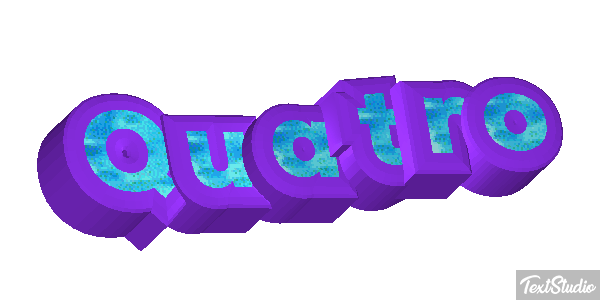 Quatro Tekst effect