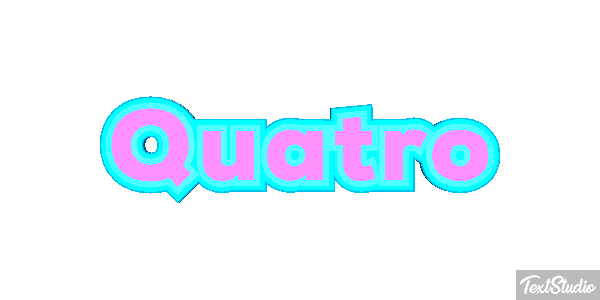 Quatro Tekst effect