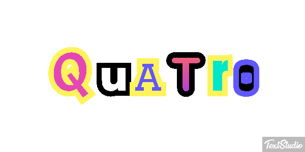 Quatro Tekst effect