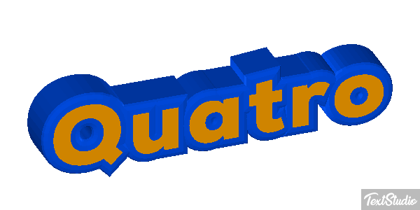 Quatro Tekst effect