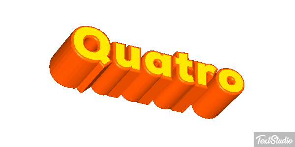 Quatro Tekst effect