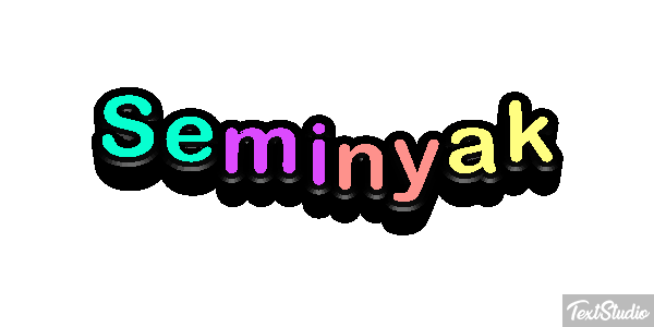 Seminyak Efekt tekstowy
