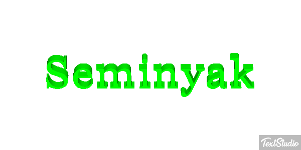 Seminyak Efekt tekstowy