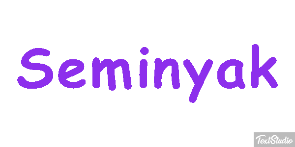Seminyak Efekt tekstowy