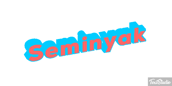 Seminyak Efekt tekstowy