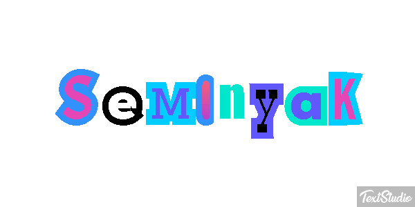 Seminyak Efekt tekstowy