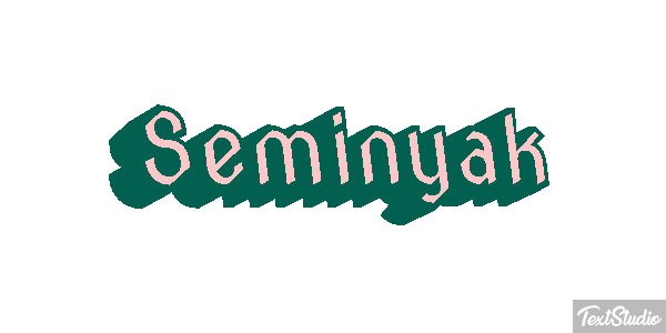 Seminyak Efekt tekstowy