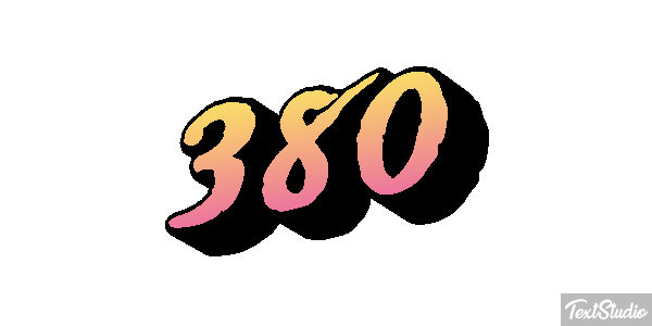 380 Efekt tekstowy