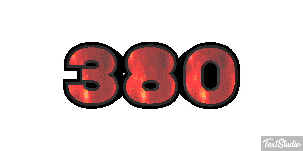 380 Efekt tekstowy