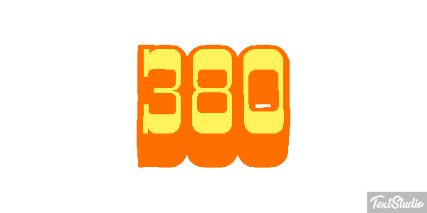 380 Efekt tekstowy