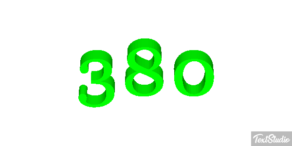 380 Efekt tekstowy
