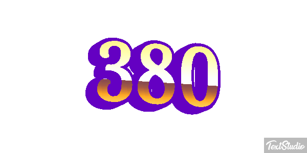380 Efekt tekstowy