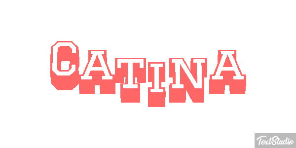 Catina Text effect