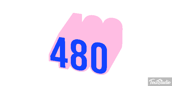 480 Текстовый эффект