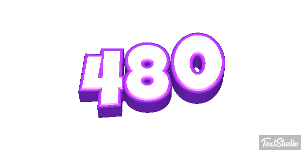 480 Текстовый эффект