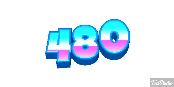 480 Текстовый эффект