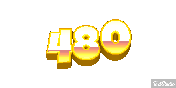 480 Текстовый эффект