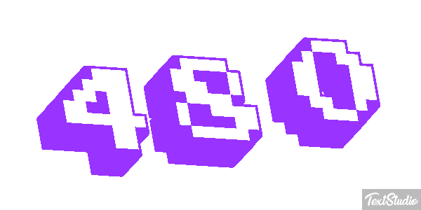 480 Текстовый эффект