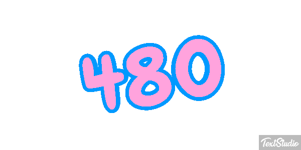 480 Текстовый эффект