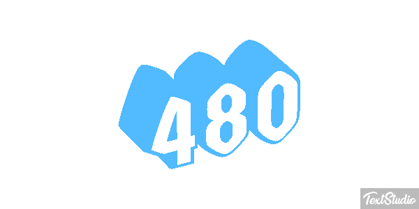 480 Текстовый эффект