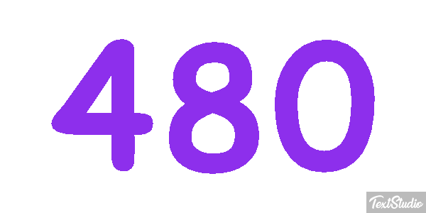 480 Текстовый эффект