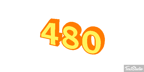480 Текстовый эффект