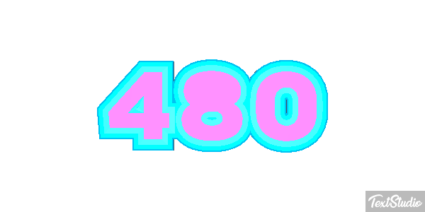 480 Текстовый эффект