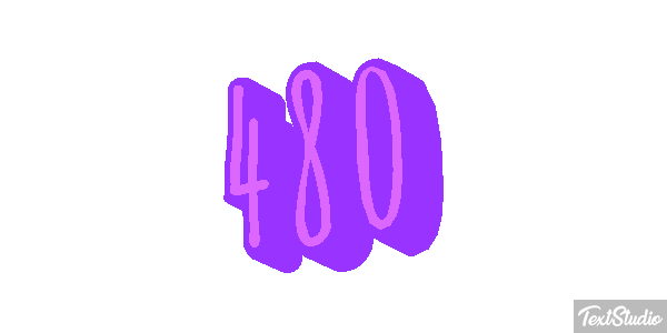 480 Текстовый эффект