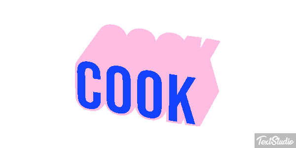 Cook Text effect