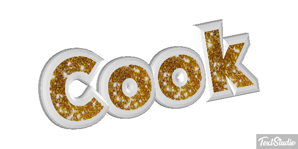 Cook Text effect