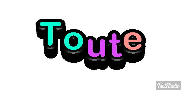 Toute Effet de texte