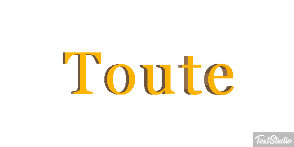 Toute Effet de texte