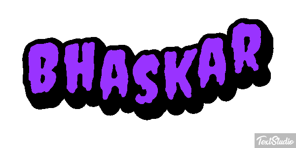 Bhaskar Text effect