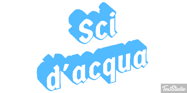 Sci d'acqua Effetto testo