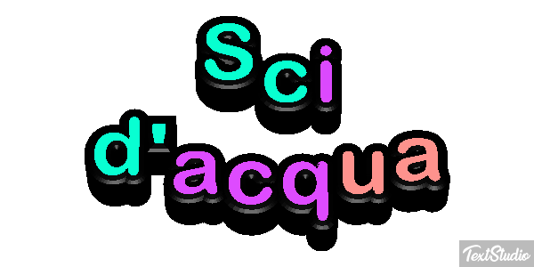 Sci d'acqua Effetto testo