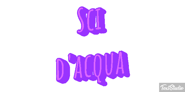 Sci d'acqua Effetto testo