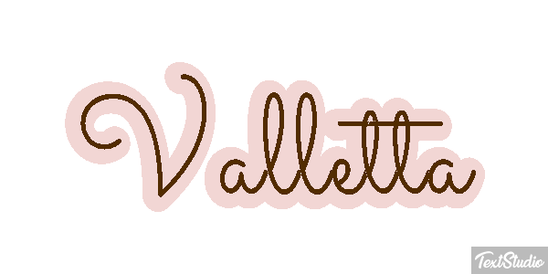 Valletta Efecto de texto