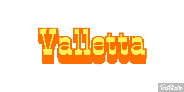 Valletta Efecto de texto