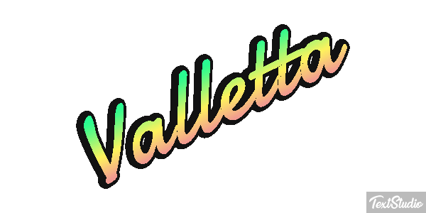 Valletta Efecto de texto