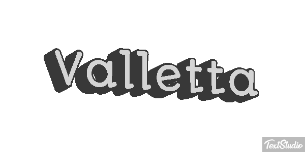 Valletta Efecto de texto