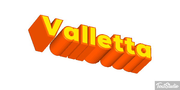 Valletta Efecto de texto