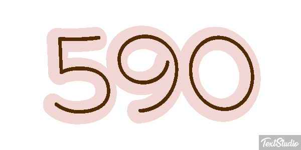 590 テキスト効果